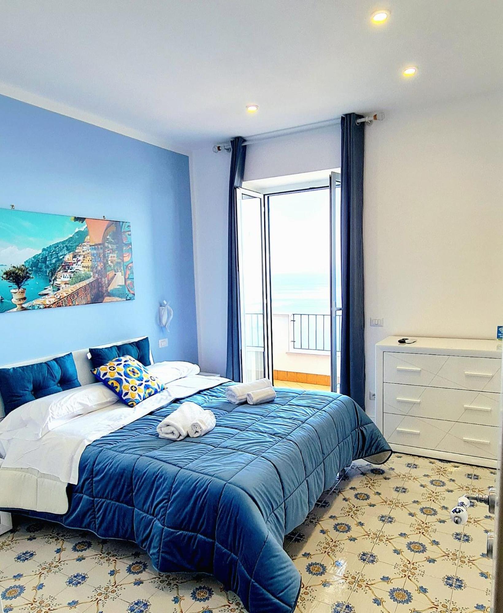 Villa Blu Costiera Amalfi Bagian luar foto
