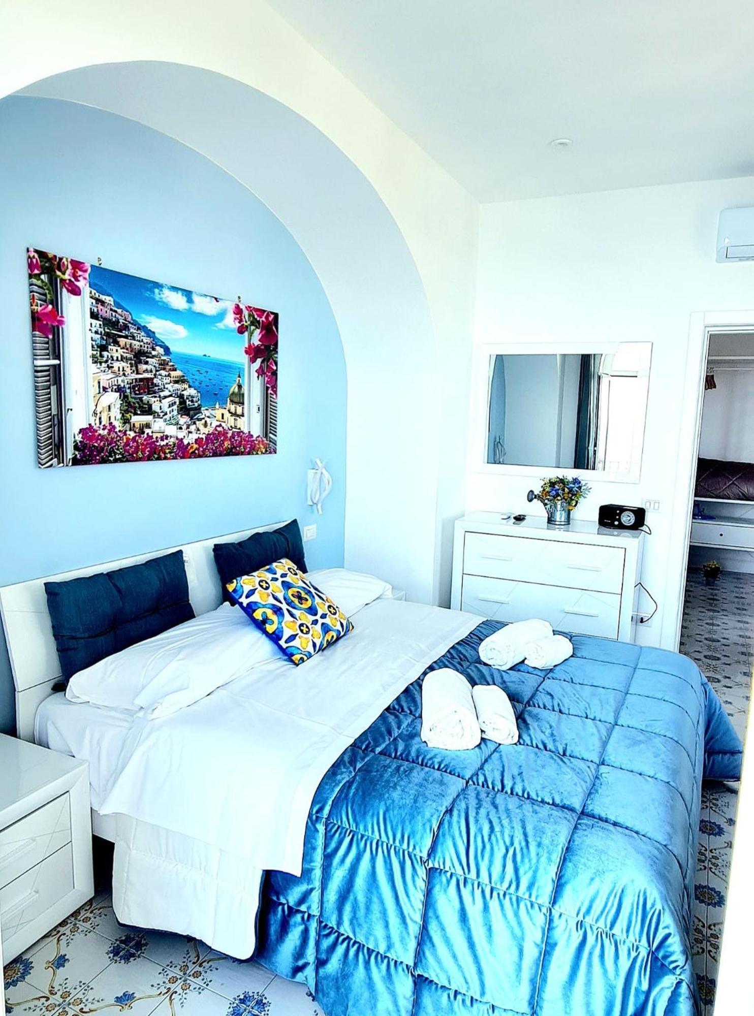 Villa Blu Costiera Amalfi Bagian luar foto